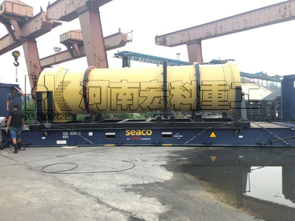 古巴1.8&times;7米雞糞烘干機